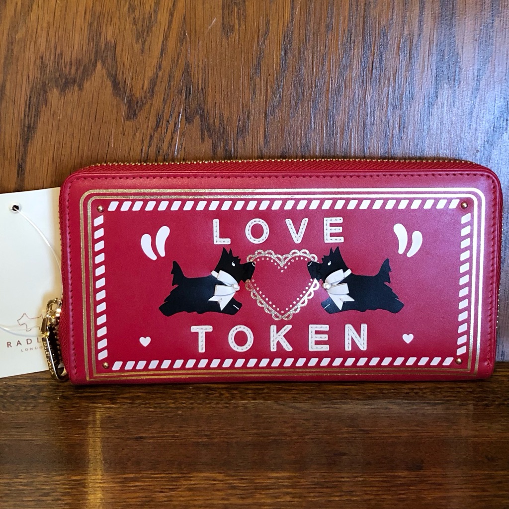 Nwt-Radley London-“Love Token”-Large Zip Around Leather Wallet-$138